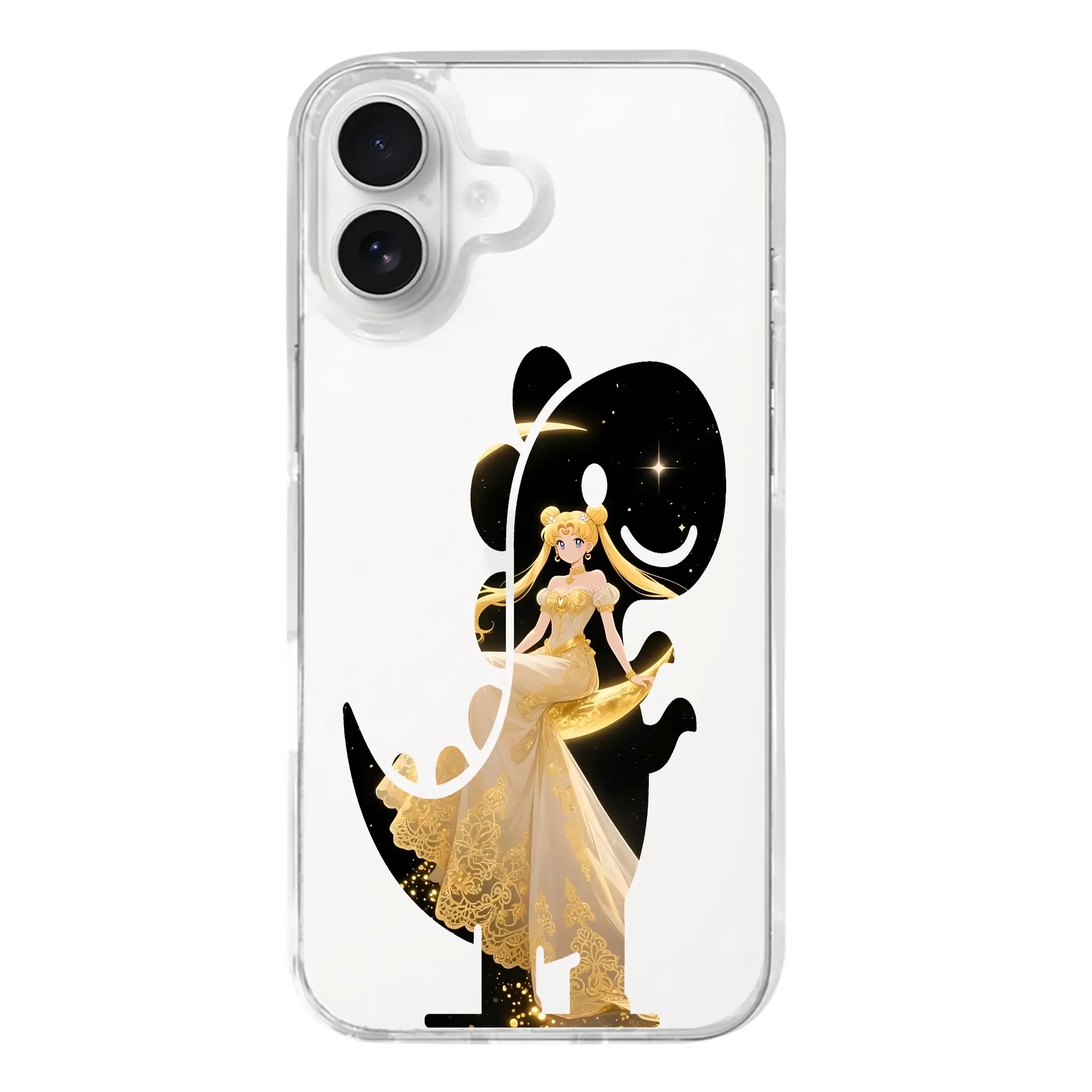 美少女戦士セーラームーン グッズ 月野 うさぎ - iPhone 17シリーズ 透明スマホケース – 薄型・耐衝撃・精密フィット保護カバー